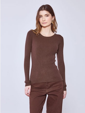 μπλούζα ριπ μονόχρωμη sq9844.4035+2 σε προσφορά