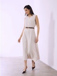 φόρεμα μίντι αμάνικο με ...