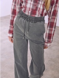 παντελόνι wide leg με ...