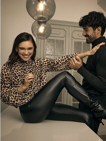 μπλούζα λεοπάρ με ελαστικό τελείωμα sq9420.4219+1 σε προσφορά