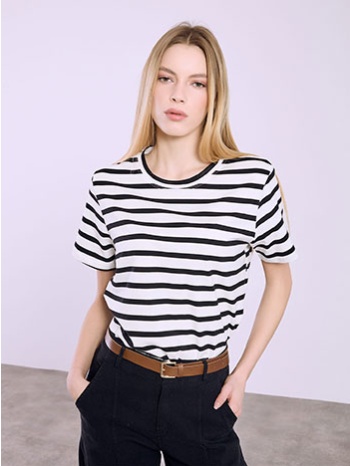 t-shirt ριγέ sq7591.4308+1