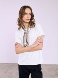 t-shirt με αποσπώμενο μαντήλι sq9844.4109+1