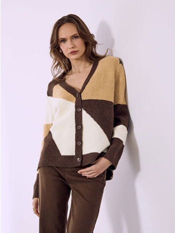 ζακέτα χνουδωτή με σχέδια sq7568.5272+3 σε προσφορά