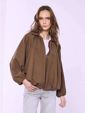 μπουφάν με σούρες sq453.6152+1 σε προσφορά