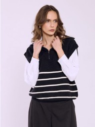 πουλόβερ αμάνικο με ...