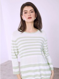 μπλούζα ριγέ με βισκόζη ...