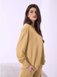 μπλούζα ασύμμετρη με απαλή υφή sq0028.4929+3