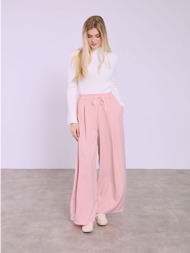 παντελόνα wide leg με πιέτες sq7880.1216+4