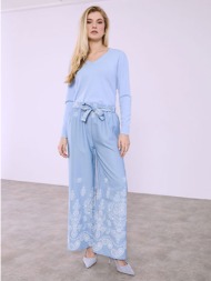 παντελόνα με εμπριμέ ...