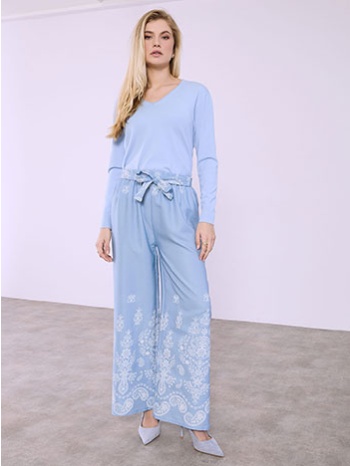 παντελόνα με εμπριμέ λεπτομέρειες sq1430.1850+1 σε προσφορά