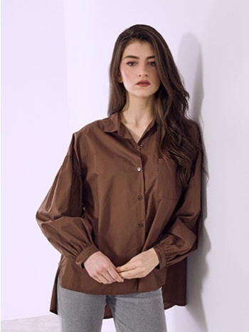 πουκάμισο oversized ασύμμετρο sq7587.3563+8 σε προσφορά