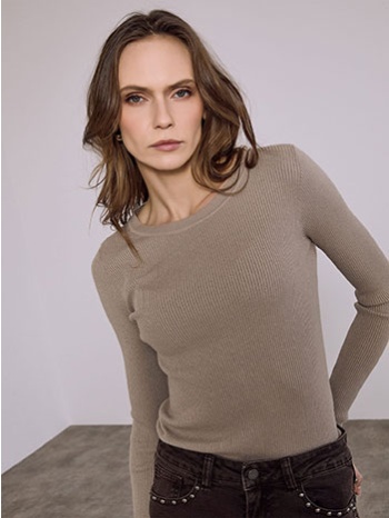 μπλούζα ριπ μονόχρωμη sq9844.4035+8 σε προσφορά