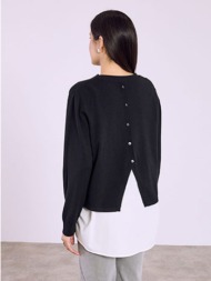 πουλόβερ με άνοιγμα πίσω sq7568.4124+1