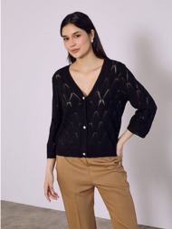 ζακέτα διάτρητη με ...