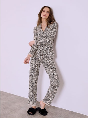 σετ πιτζάμας με animal print sq9858.0333+3 σε προσφορά