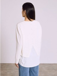 πουλόβερ με άνοιγμα πίσω sq7568.4124+3