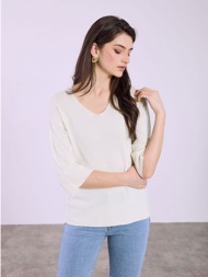 μπλούζα με ανάγλυφες λεπτομέρειες sq7572.4820+4