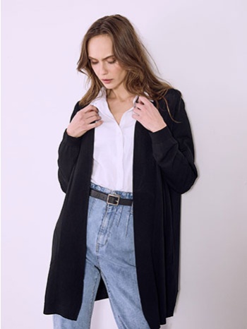 ζακέτα μακριά με τσέπες sq7616.5330+1