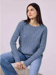 πουλόβερ με ανάγλυφες λεπτομέρειες sq7568.4072+4