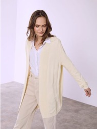 ζακέτα μακριά με τσέπες ...