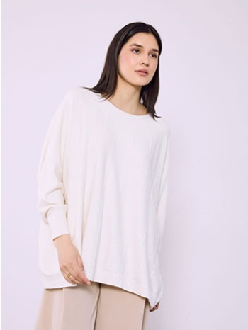 πουλόβερ με ανάγλυφες ρίγες sq7568.4057+5 σε προσφορά