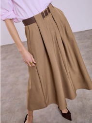 φούστα μίντι με πιέτες ...