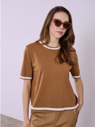 τοπ πλεκτό κοντομάνικο ...