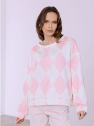 μπλούζα με ρόμβους ...