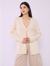 ζακέτα μονόχρωμη με ...