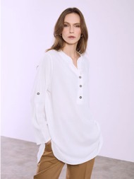 μπλούζα oversized με κουμπιά sq1518.4030+4