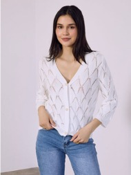 ζακέτα διάτρητη με ...