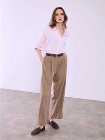 παντελόνα ριγέ με ζώνη sq9844.1260+3 σε προσφορά