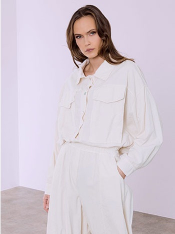 μπουφάν κοτλέ με ελαστικό τελείωμα sq7639.6118+3 σε προσφορά