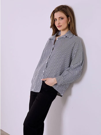 πουκάμισο με μανίκι νυχτερίδα sq7702.3599+3