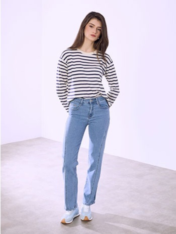 τζιν με διακοσμητική ραφή sq1796.1619+1 σε προσφορά