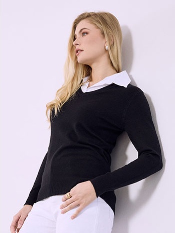 πουλόβερ με γιακά sq1738.4920+1 σε προσφορά