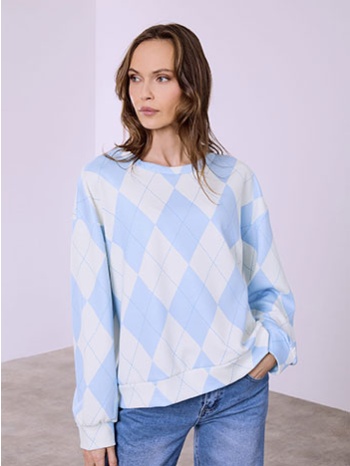 μπλούζα με ρόμβους sq7587.4739+3 σε προσφορά