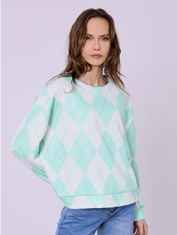 μπλούζα με ρόμβους sq7587.4739+2 σε προσφορά