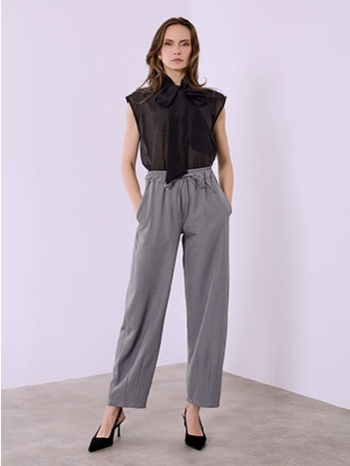 παντελόνι barrel μονόχρωμο sq7732.1059+2