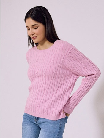 πουλόβερ με ανάγλυφες λεπτομέρειες sq7568.4072+5 σε προσφορά