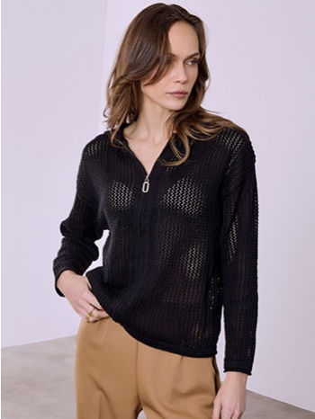 ζακέτα διάτρητη με κουκούλα sq7693.5615+3 σε προσφορά