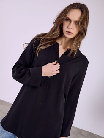 μπλούζα oversized με κουμπιά sq1518.4030+1