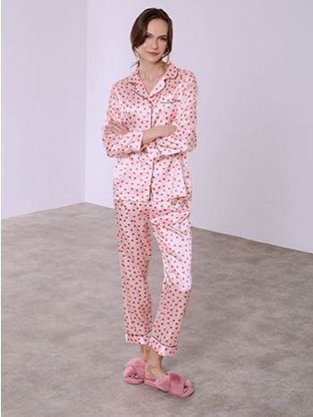 σετ πιτζάμας με λαστιχάκι μαλλιών sq9858.0867+2 σε προσφορά