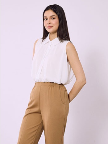 πουκάμισο αμάνικο με διαφάνεια sq7569.3827+1