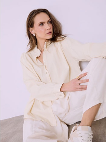 πουκάμισο βαμβακερό κοτλέ sq7639.3120+3 σε προσφορά