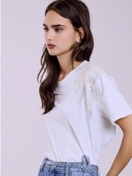 t-shirt με παγιέτες και ...