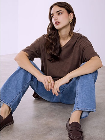 μπλούζα με γυριστό μανίκι sq9489.4677+3