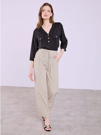 παντελόνα βαμβακερή μονόχρωμη sq1755.1821+5 σε προσφορά