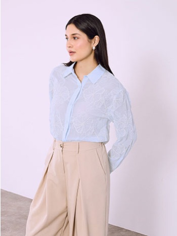 πουκάμισο με κεντητά σχέδια sq9844.3002+1 σε προσφορά