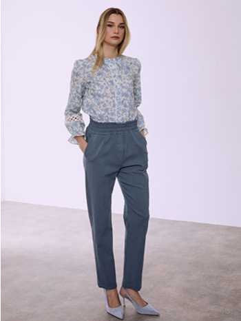 παντελόνι ψηλόμεσο με τσέπες sq7587.1393+9